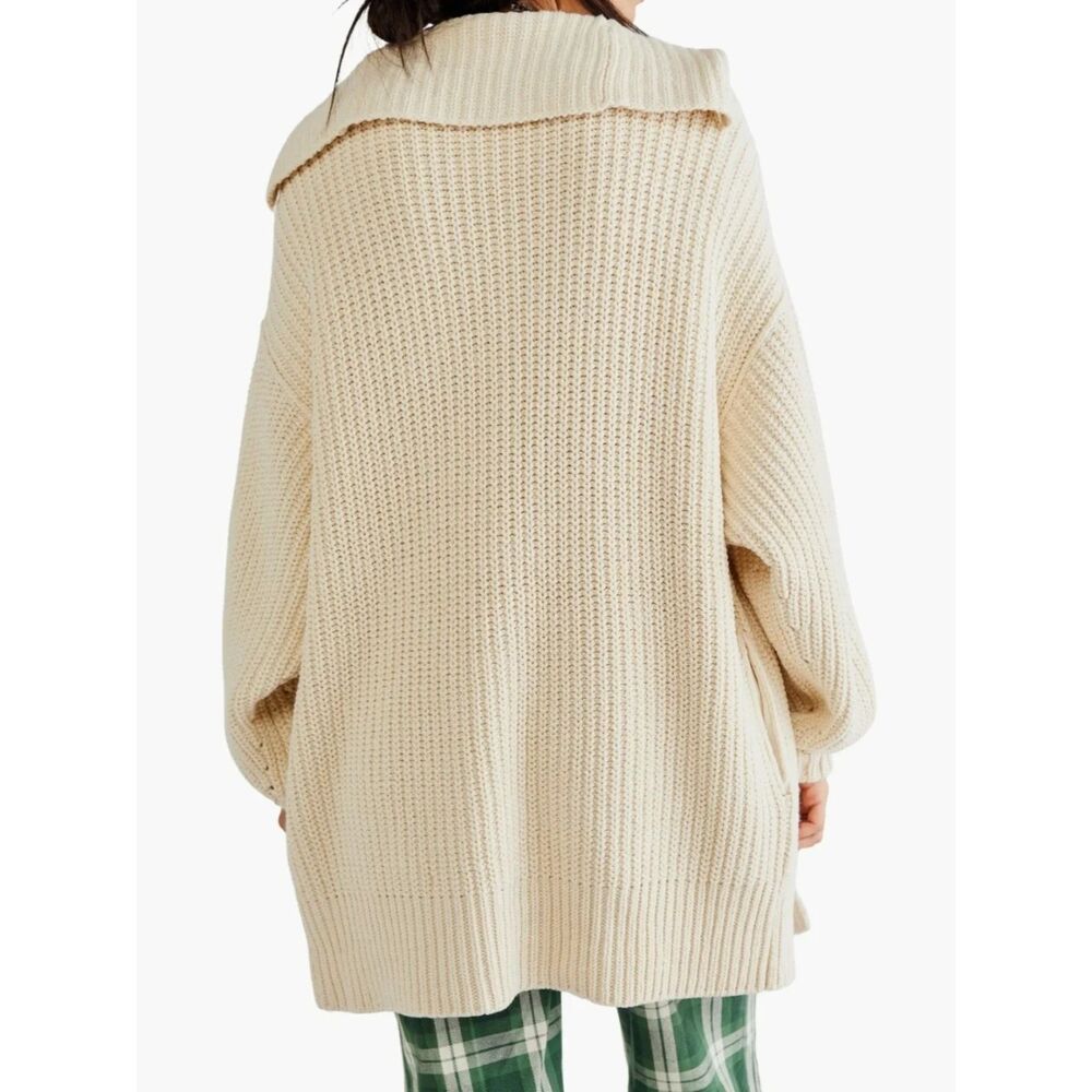 NWOT Free People “Swim Too Deep” Cardigan Birch Size XS - Picture 5 of 16